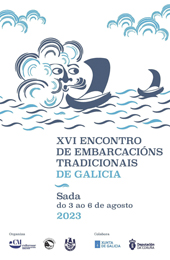Cartel de los encuentros de embarcaciones tradionales en Sada 2023